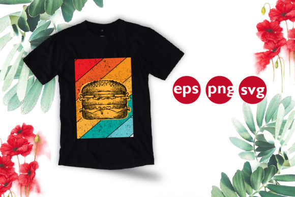 Cheeseburger Retro Vintage Style Svg Review