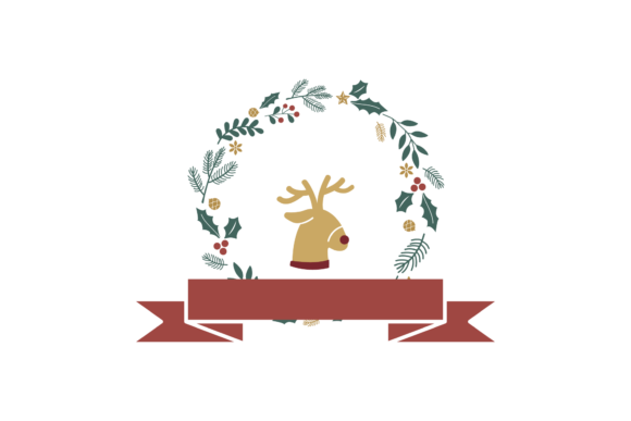 Christmas Stickers Retro - Deer Head Svg Review