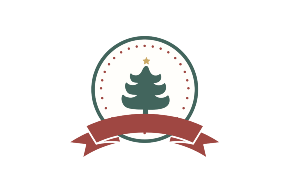 Christmas Stickers Retro - Fir Tree Svg Review