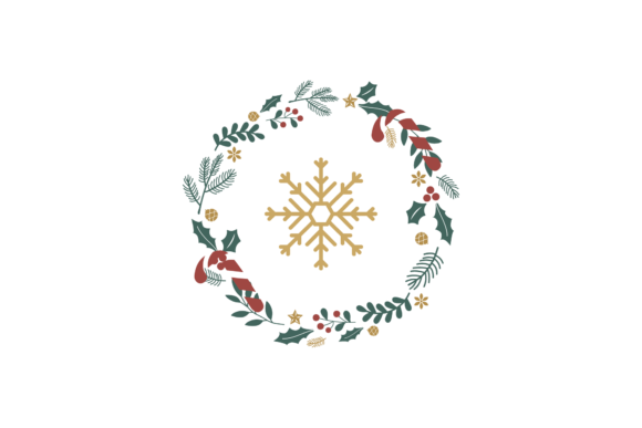 Christmas Stickers Retro Gold Snow Svg Review