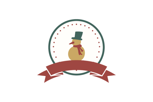 Christmas Stickers Retro - Snow Man Svg Review