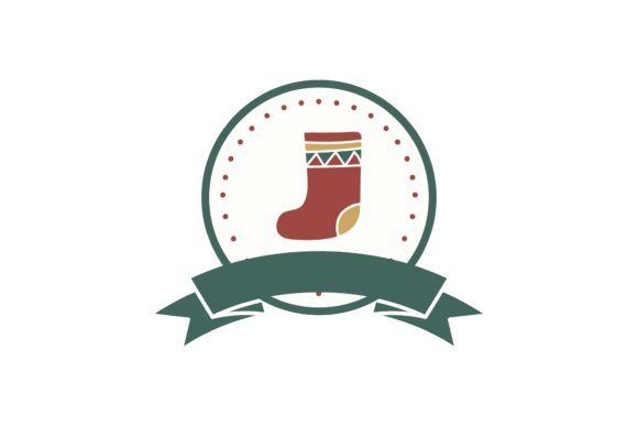 Christmas Stickers Retro - Socks Red Svg Review