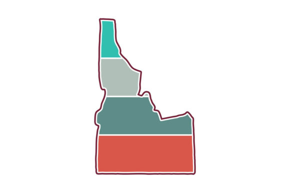 Idaho State Retro Sunset PNG SVG Review