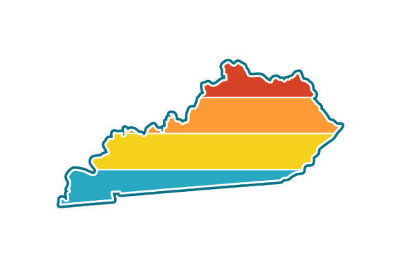 Kentucky State Retro Sunset PNG SVG Review