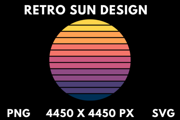 Light to Dawn Retro Themed Sun SVG PNG Review