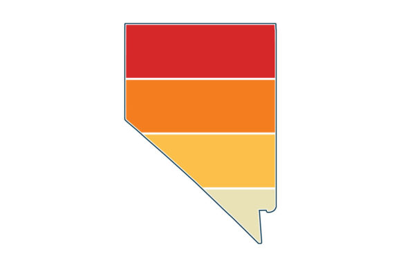 Nevada State Retro Sunset PNG SVG Review