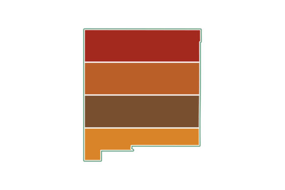 New Mexico State Retro Sunset PNG SVG Review