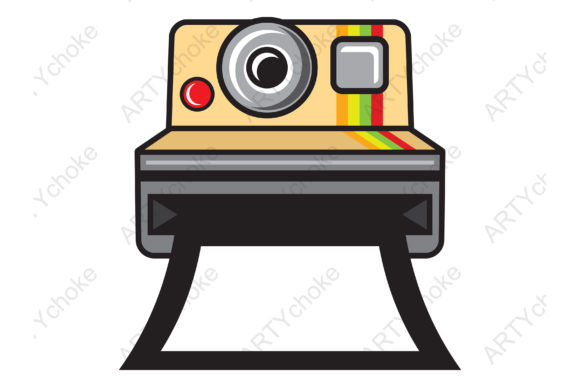 Retro Instant Camera. SVG File Review