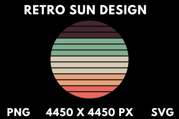 Unique Vintage Retro Sun PNG SVG: A Designer's Review