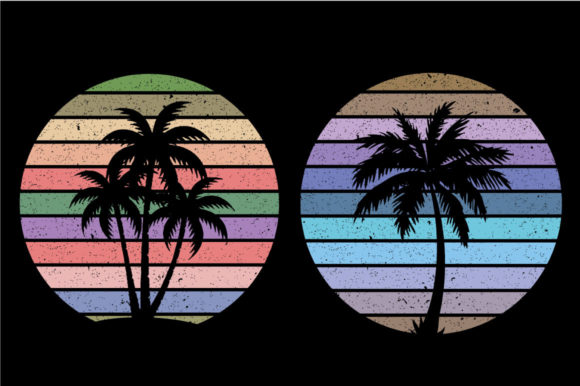 Vintage Retro Sunset Palm Svg Review